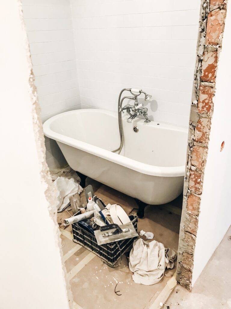 bathroom renovation concept